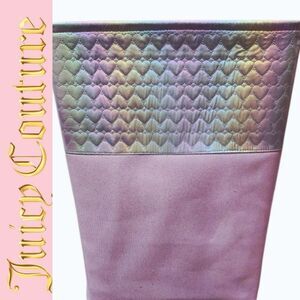 Juicy Couture Home Iridescent Quilted & Canvas Laundry Basket